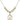 Saint Sebastian Crystal Necklace | 3/4 inch | 6mm Beads _x0014_ 14kt Gold Filled