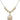 Saint Sebastian Crystal Necklace | 3/4 inch | 6mm Beads _x0014_ 14kt Gold Filled