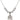 Saint Cecilia Crystal Necklace | 3/4 inch | 6mm Beads _x0014_ Sterling Silver