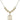 Saint Christopher Crystal Necklace | 3/4 inch | 6mm Beads _x0014_ 14kt Gold Filled