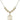 Saint Sebastian Crystal Necklace | 3/4 inch | 6mm Beads _x0014_ 14kt Gold Filled