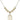 Saint Sebastian Crystal Necklace | 3/4 inch | 6mm Beads _x0014_ 14kt Gold Filled