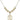 Saint Sebastian Crystal Necklace | 3/4 inch | 6mm Beads _x0014_ 14kt Gold Filled