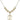 Saint Sebastian Crystal Necklace | 3/4 inch | 6mm Beads _x0014_ 14kt Gold Filled