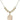 Saint Christopher Crystal Necklace | 3/4 inch | 6mm Beads _x0014_ 14kt Gold Filled