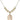 Saint Christopher Crystal Necklace | 3/4 inch | 6mm Beads _x0014_ 14kt Gold Filled