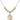 Saint Vincent Ferrer Crystal Necklace | 3/4 inch | 6mm Beads _x0014_ 14kt Gold Filled
