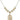 Saint Augustine of Hippo Crystal Necklace | 3/4 inch | 6mm Beads _x0014_ 14kt Gold Filled