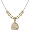 Madonna Crystal Necklace | 3/4 inch | 6mm Beads _x0014_ 14kt Gold Filled