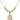 Saint Maria Goretti Crystal Necklace | 3/4 inch | 6mm Beads _x0014_ 14kt Gold Filled