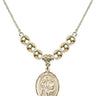 Holy Family Crystal Necklace | 3/4 inch | 6mm Beads _x0014_ 14kt Gold Filled