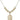 Saint Aloysius Gonzaga Crystal Necklace | 3/4 inch | 6mm Beads _x0014_ 14kt Gold Filled