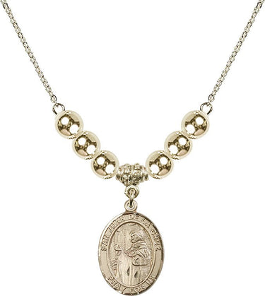 San Juan de la Cruz Crystal Necklace | 3/4 inch | 6mm Beads _x0014_ 14kt Gold Filled