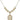 Our Lady of Peace Crystal Necklace | 3/4 inch | 6mm Beads _x0014_ 14kt Gold Filled