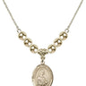 Our Lady of the Railroad Crystal Necklace | 3/4 inch | 6mm Beads _x0014_ 14kt Gold Filled