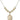 Blessed Trinity Crystal Necklace | 3/4 inch | 6mm Beads _x0014_ 14kt Gold Filled