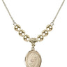 Blessed Trinity Crystal Necklace | 3/4 inch | 6mm Beads _x0014_ 14kt Gold Filled