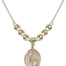 Saint Isabella of Portugal Crystal Necklace | 3/4 inch | 6mm Beads _x0014_ 14kt Gold Filled