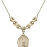 Saint Rebecca Crystal Necklace | 3/4 inch | 6mm Beads _x0014_ 14kt Gold Filled