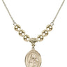 Saint Isaiah Crystal Necklace | 3/4 inch | 6mm Beads _x0014_ 14kt Gold Filled