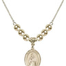 Saint Samuel Crystal Necklace | 3/4 inch | 6mm Beads _x0014_ 14kt Gold Filled