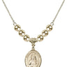 Saint Wenceslaus Crystal Necklace | 3/4 inch | 6mm Beads _x0014_ 14kt Gold Filled