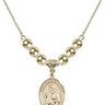 Saint James the Lesser Crystal Necklace | 3/4 inch | 6mm Beads _x0014_ 14kt Gold Filled