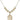 Saint Gabriel Possenti Crystal Necklace | 3/4 inch | 6mm Beads _x0014_ 14kt Gold Filled