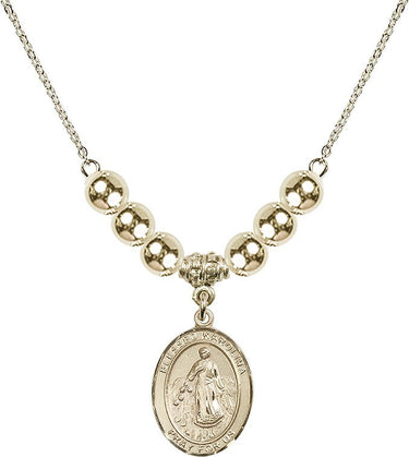 Blessed Karolina Kozkowna Crystal Necklace | 3/4 inch | 6mm Beads _x0014_ 14kt Gold Filled