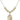 Saint Fiacre Crystal Necklace | 3/4 inch | 6mm Beads _x0014_ 14kt Gold Filled