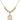 Saint Pius X Crystal Necklace | 3/4 inch | 6mm Beads _x0014_ 14kt Gold Filled