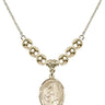 Saint Elizabeth of the Visitation Crystal Necklace | 3/4 inch _x0014_ 14kt Gold Filled