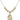 Saint Amelia Crystal Necklace | 3/4 inch | 6mm Beads _x0014_ 14kt Gold Filled
