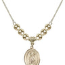 Saint Ronan Crystal Necklace | 3/4 inch | 6mm Beads _x0014_ 14kt Gold Filled
