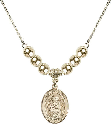 Saint Christina the Astonishing Crystal Necklace | 3/4 inch _x0014_ 14kt Gold Filled