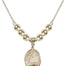 Saint Edburga of Winchester Crystal Necklace | 3/4 inch | 6mm Beads _x0014_ 14kt Gold Filled