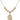 Saint Eustachius Crystal Necklace | 3/4 inch | 6mm Beads _x0014_ 14kt Gold Filled