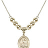 Saint John Licci Crystal Necklace | 3/4 inch | 6mm Beads _x0014_ 14kt Gold Filled