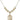 Saint Paula Crystal Necklace | 3/4 inch | 6mm Beads _x0014_ 14kt Gold Filled