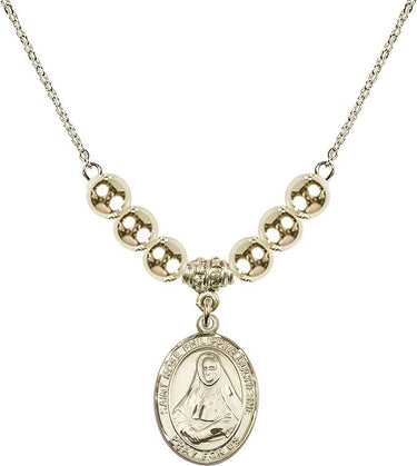 Saint Rose Philippine Duchesne Crystal Necklace | 3/4 inch | 6mm Beads _x0014_ 14kt Gold Filled