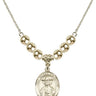 Saint Andrew Kim Taegon Crystal Necklace | 3/4 inch | 6mm Beads _x0014_ 14kt Gold Filled
