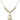 Saint Honorius of Amiens Crystal Necklace | 3/4 inch | 6mm Beads _x0014_ 14kt Gold Filled