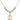 Saint Rocco Crystal Necklace | 3/4 inch | 6mm Beads _x0014_ 14kt Gold Filled