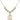Saint Marina Crystal Necklace | 3/4 inch | 6mm Beads _x0014_ 14kt Gold Filled