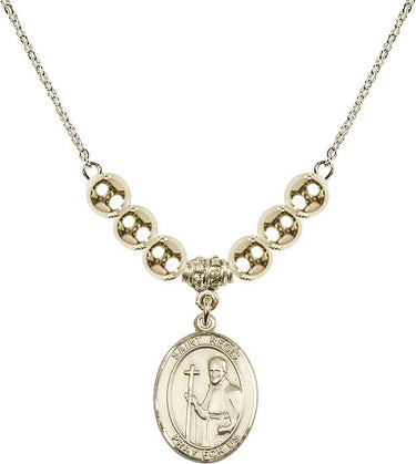 Saint Regis Crystal Necklace | 3/4 inch | 6mm Beads _x0014_ 14kt Gold Filled