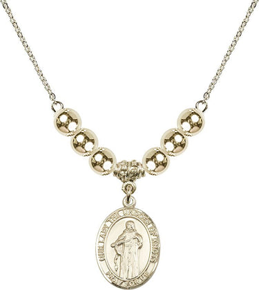 Our Lady the Undoer of Knots Crystal Necklace | 3/4 inch | 6mm Beads _x0014_ 14kt Gold Filled