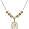 Saint Raymond of Penafort Crystal Necklace | 3/4 inch | 6mm Beads _x0014_ 14kt Gold Filled