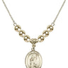 Saint Drogo Crystal Necklace | 3/4 inch | 6mm Beads _x0014_ 14kt Gold Filled