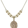 Saint Paul the Hermit Crystal Necklace | 3/4 inch | 6mm Beads _x0014_ 14kt Gold Filled