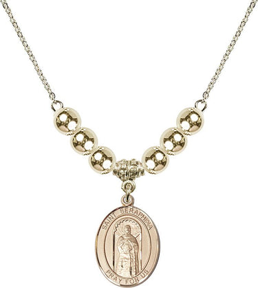 Saint Seraphina Crystal Necklace | 3/4 inch | 6mm Beads _x0014_ 14kt Gold Filled